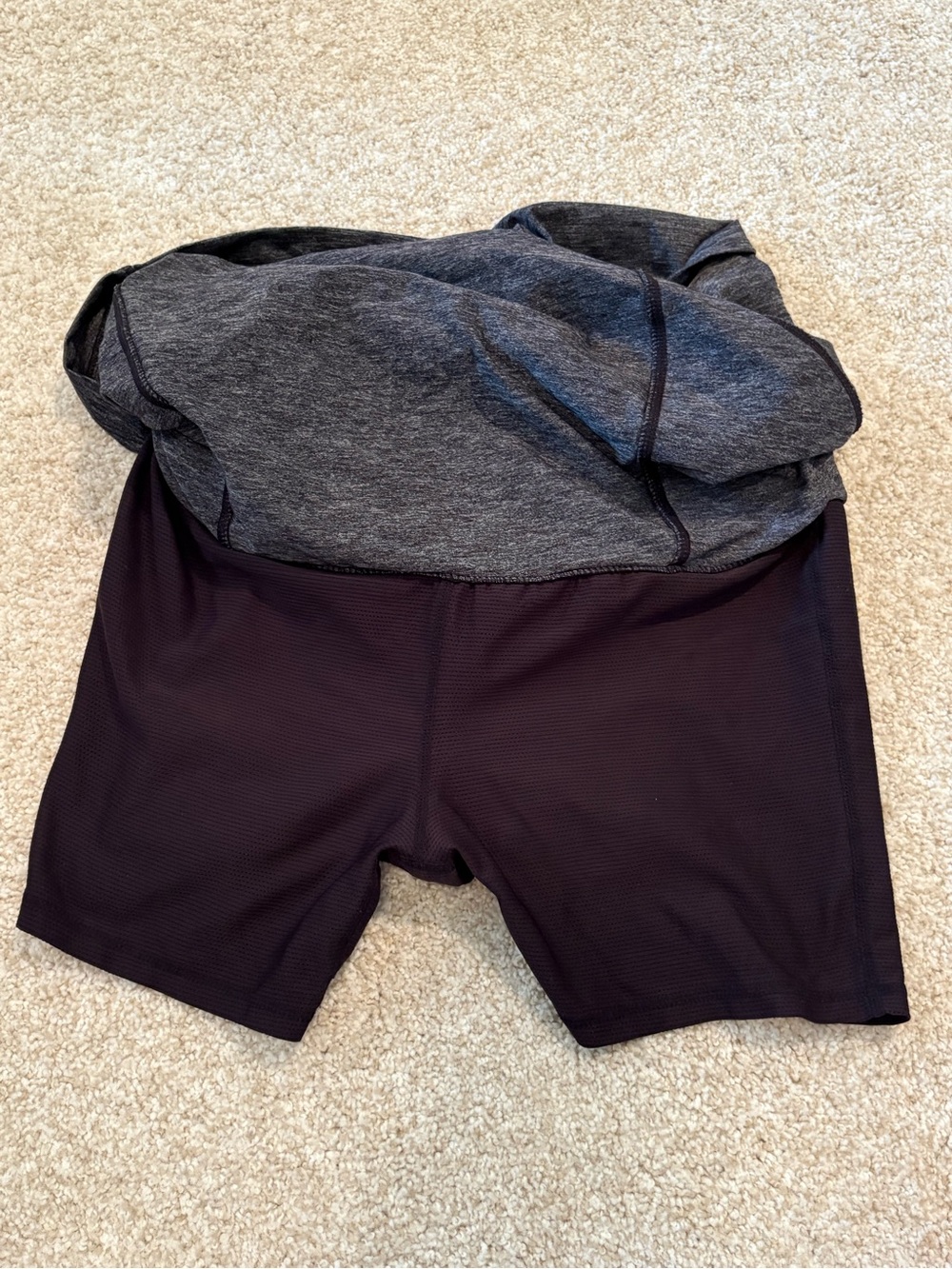 Athleta Charcoal Heather Active Skort - Picture 2 of 4
